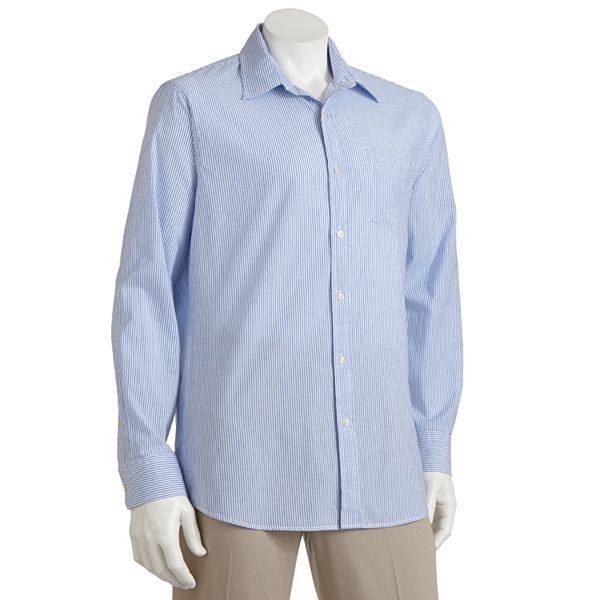Sonoma Goods For Life® Striped Poplin Casual Button-Down Shirt - Men