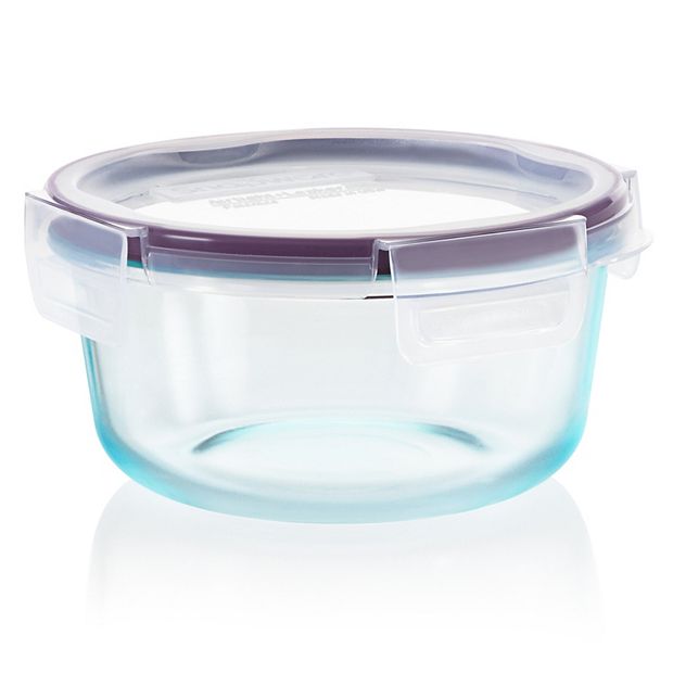 Snapware® Total Solution® Pyrex® Glass Rectangle Container with Lid -  Blue/Clear, 2 c - Kroger