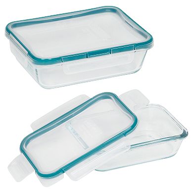 Snapware Total Solution Pyrex 4-pc. Rectangular Food Storage Set