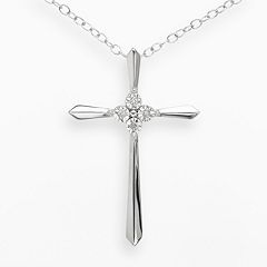 Sideways cross sale necklace kohls