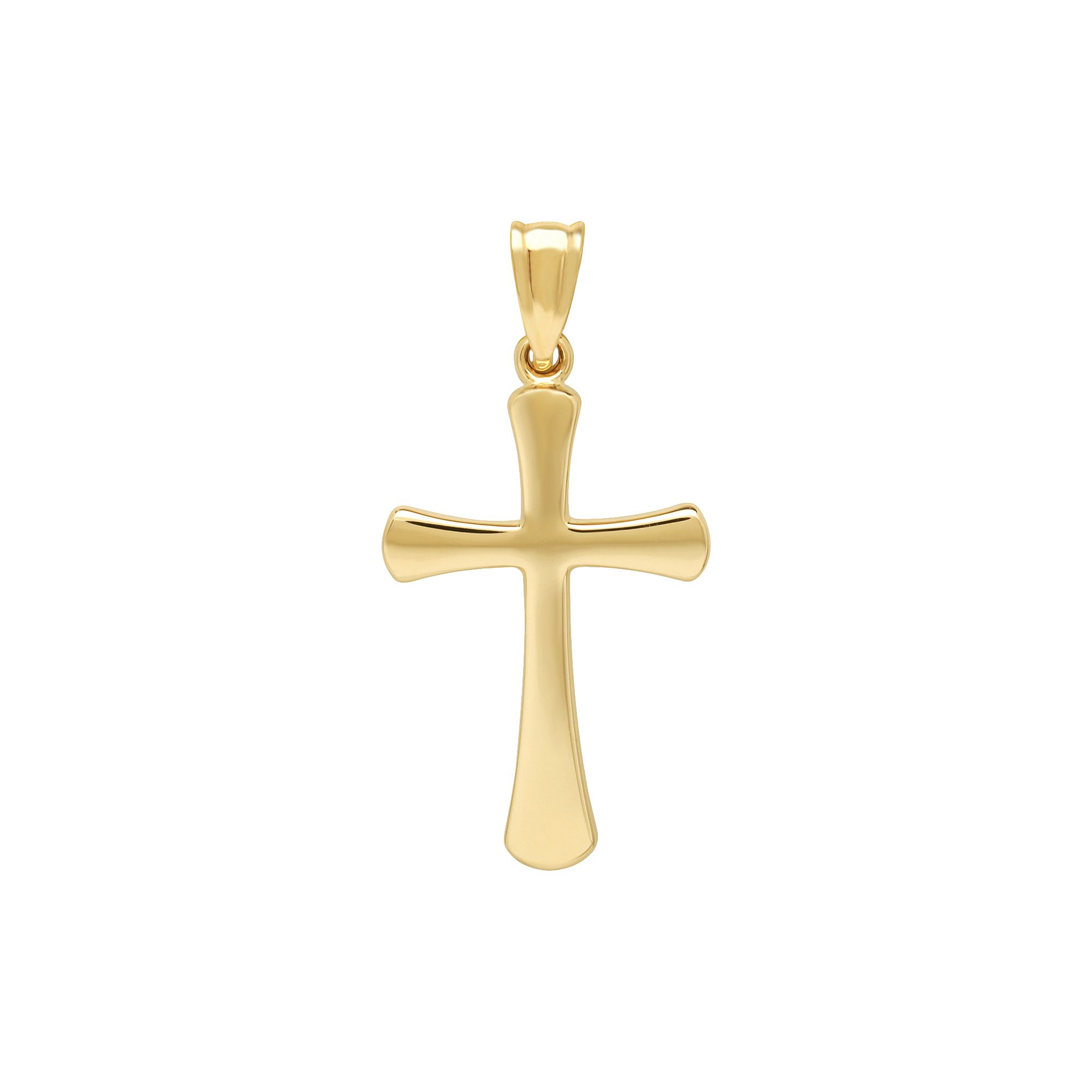 Everlasting Gold 10k Gold Cross Pendant, Womens, Yellow