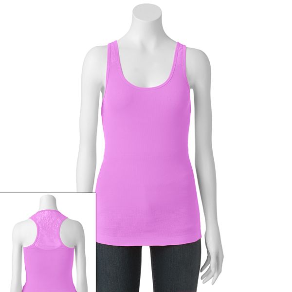 SO® Crochet Racerback Tank Juniors