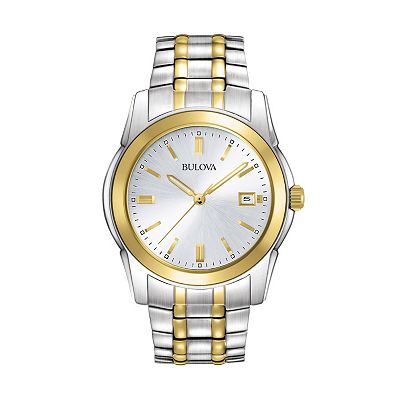 Bulova Men's Dress Two Tone Stainless Steel Watch - 98H18
