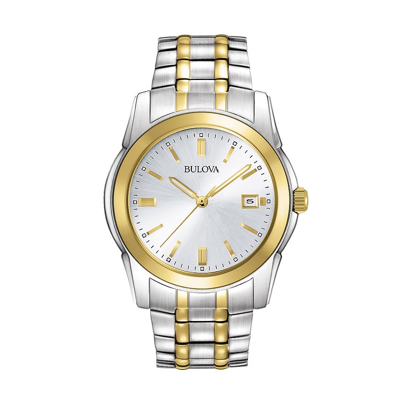 Bulova Men’s Dress Two Tone Stainless Steel Watch – 98H18,