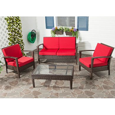 Safavieh Piscataway 12-pc. Wicker Patio Set