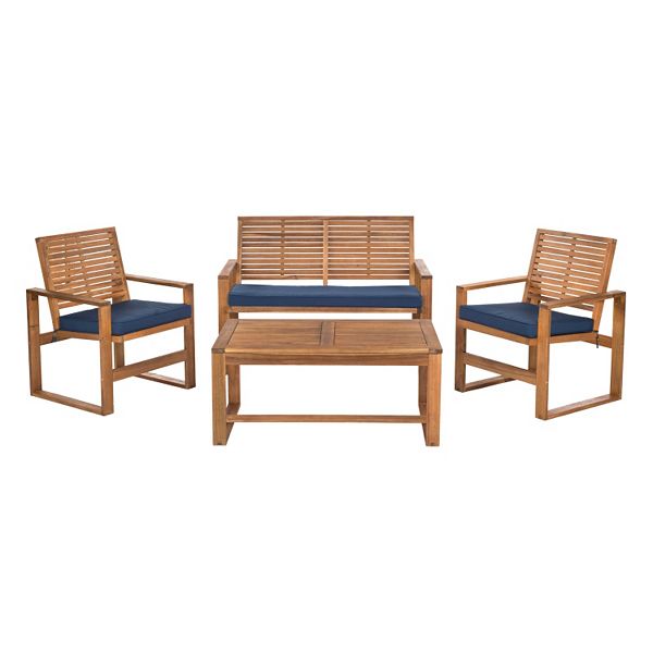 Safavieh teak patio online set