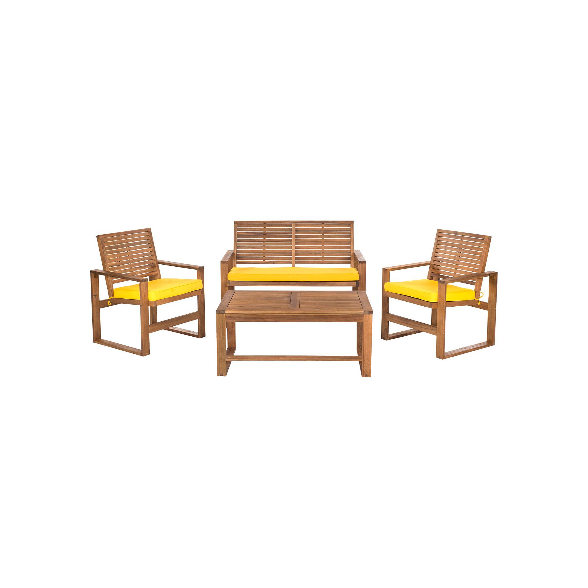 Safavieh Ozark 7-pc. Patio Set, Yellow