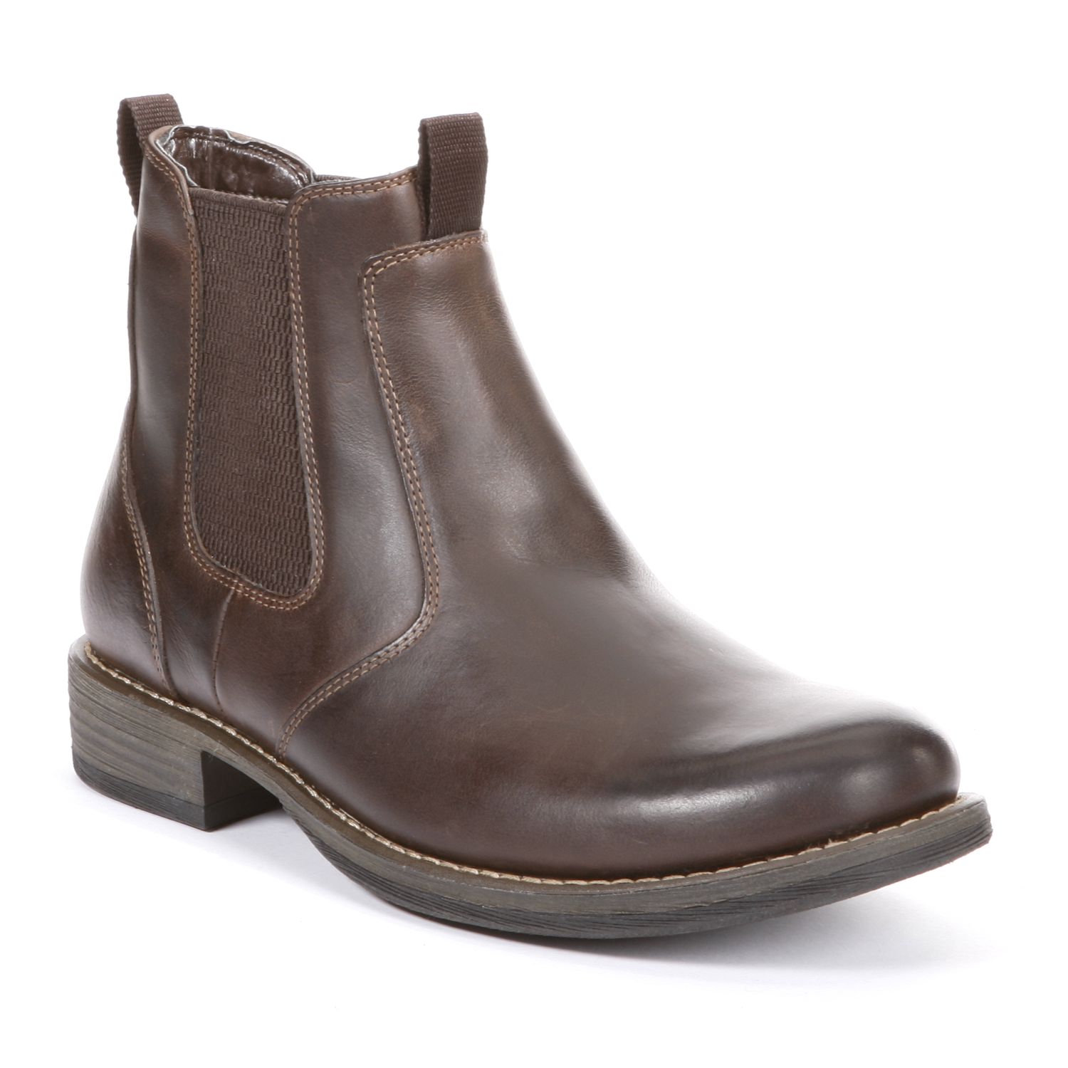 eastland's chocolate chelsea boots