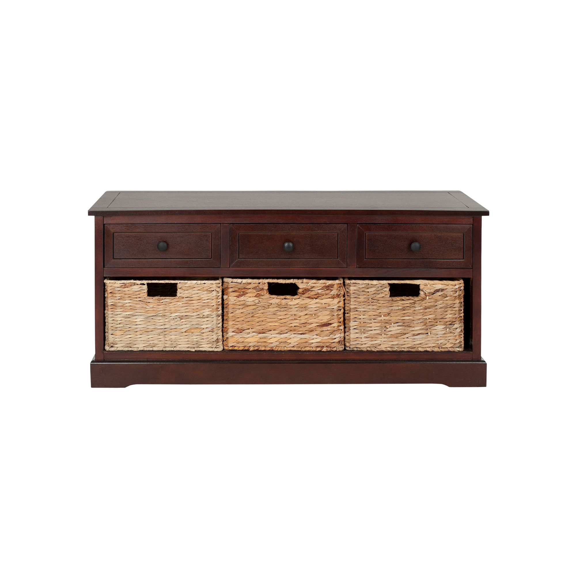 Safavieh Damien Storage Unit, Dark Red