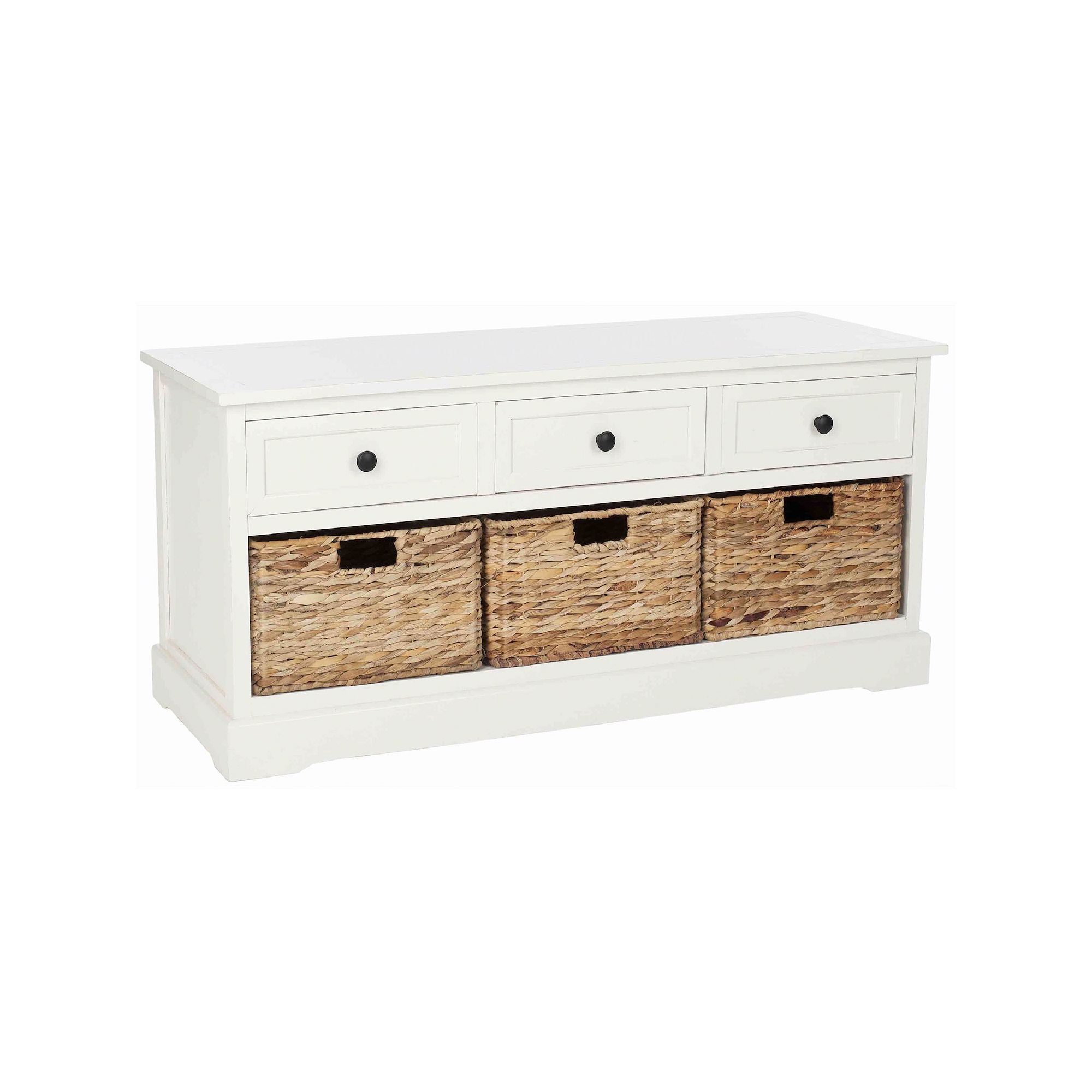 Safavieh Damien Storage Unit, Distressed Ivory
