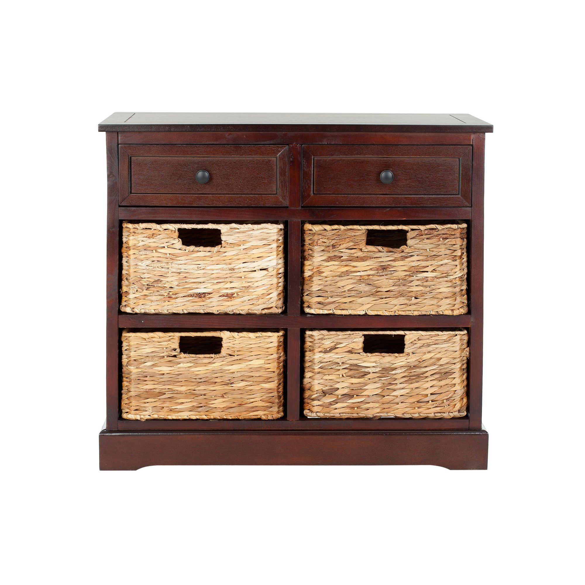 Safavieh Herman Storage Unit, Dark Red