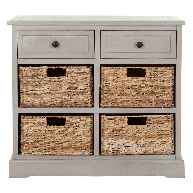 Safavieh Herman Storage Unit, Vintage Gray