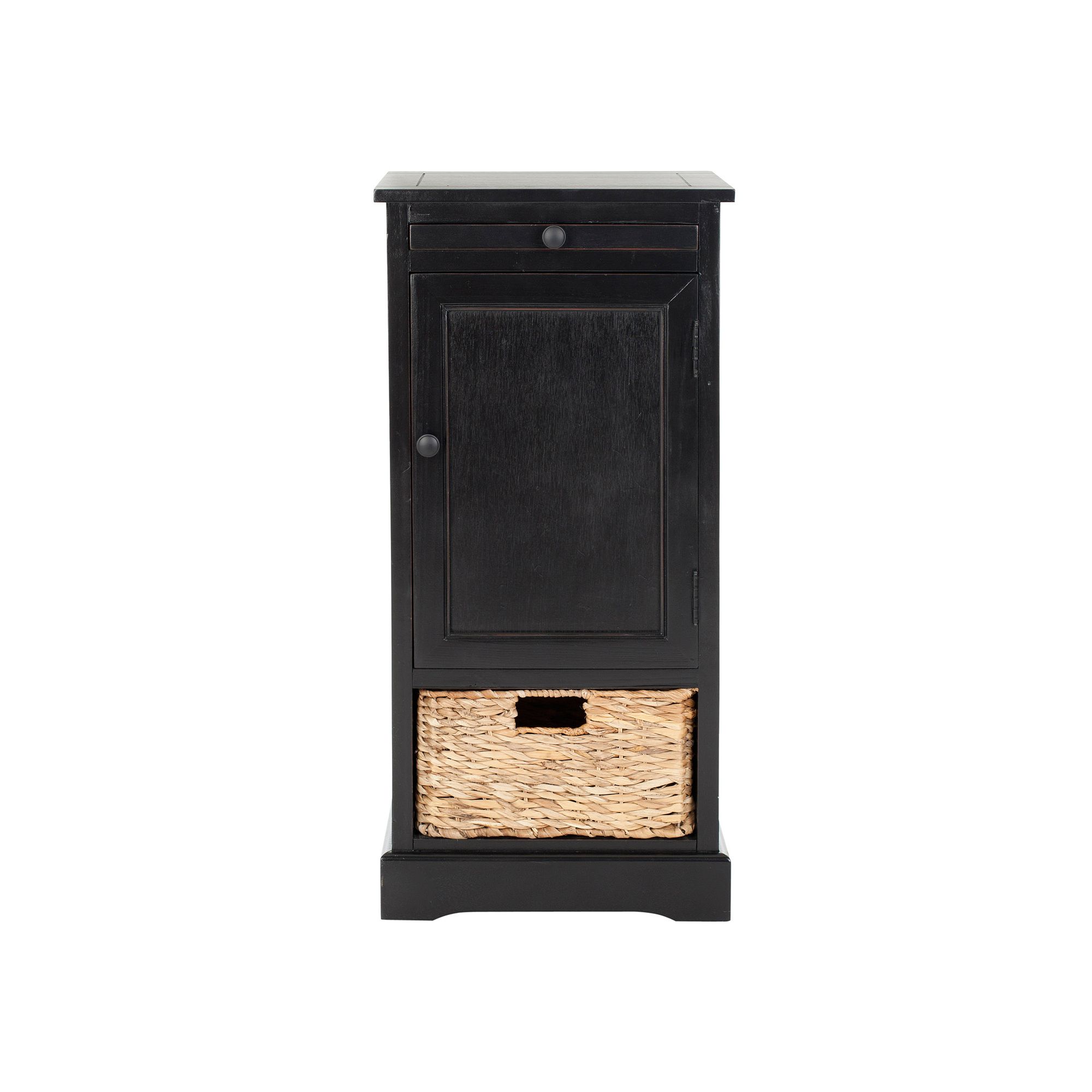 Safavieh Raven Storage Unit, Distressed Black