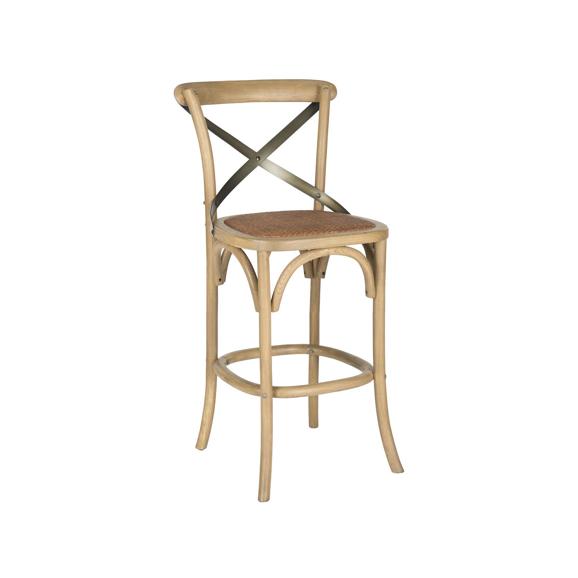 Safavieh Eleanor Bar Stool, Weathered