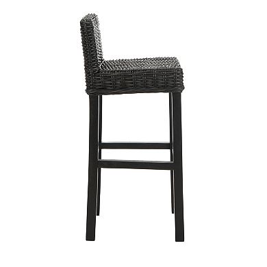 Safavieh Cypress Rattan Bar Stool