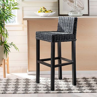 Safavieh Cypress Rattan Bar Stool