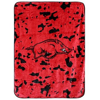 College Covers Arkansas Razorbacks Raschel Throw Blanket