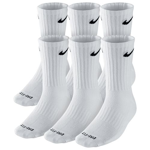 Nike 6-pk. Dri-FIT Crew Socks - Men