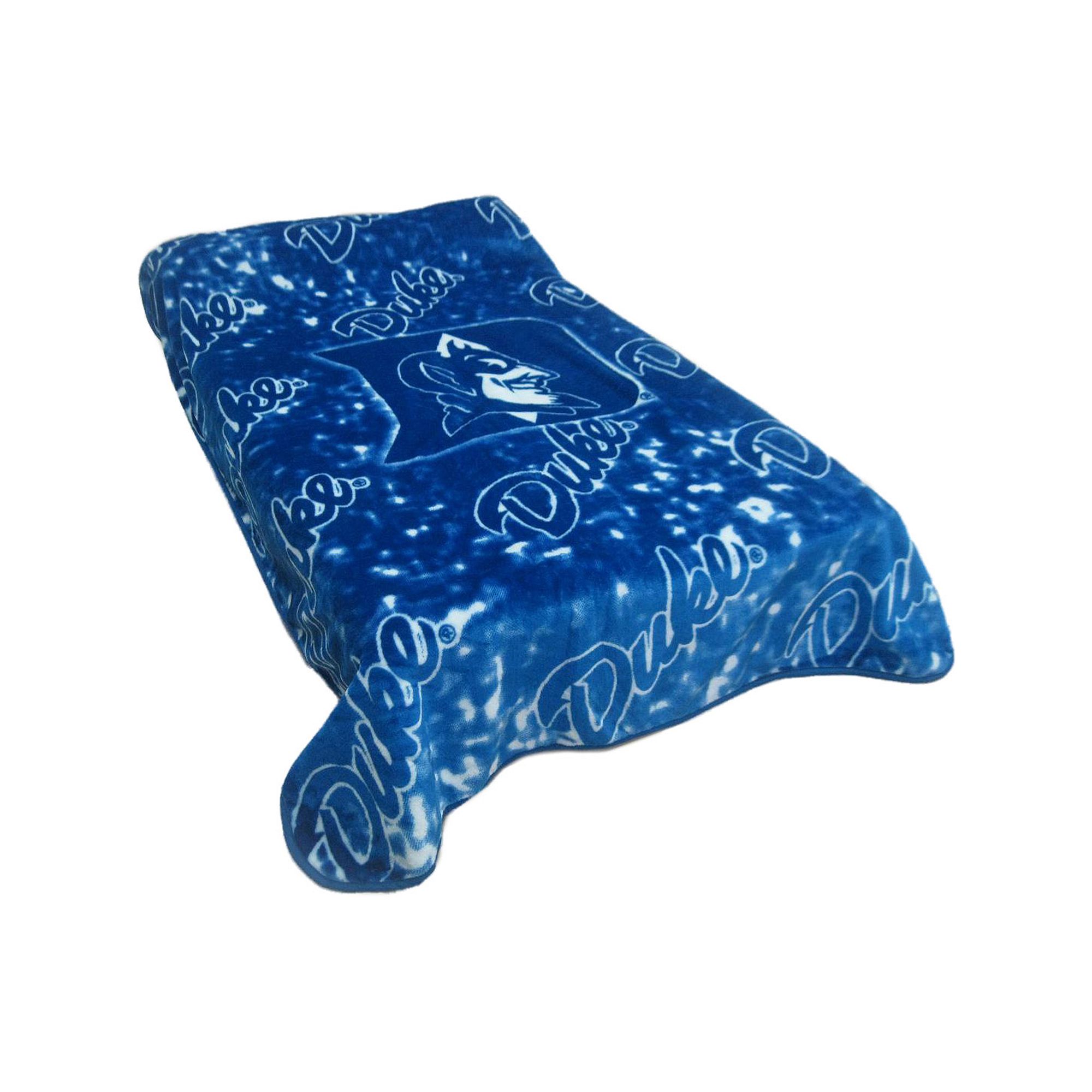 College Covers Duke Blue Devils Raschel Throw Blanket, Team