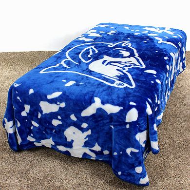 College Covers Duke Blue Devils Raschel Throw Blanket