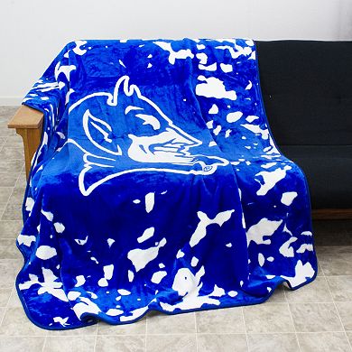 College Covers Duke Blue Devils Raschel Throw Blanket