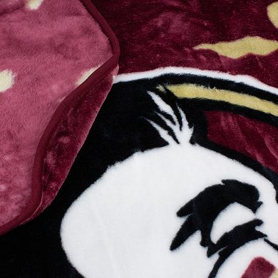 College Covers Florida State Seminoles Raschel Throw Blanket