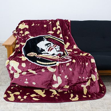 College Covers Florida State Seminoles Raschel Throw Blanket