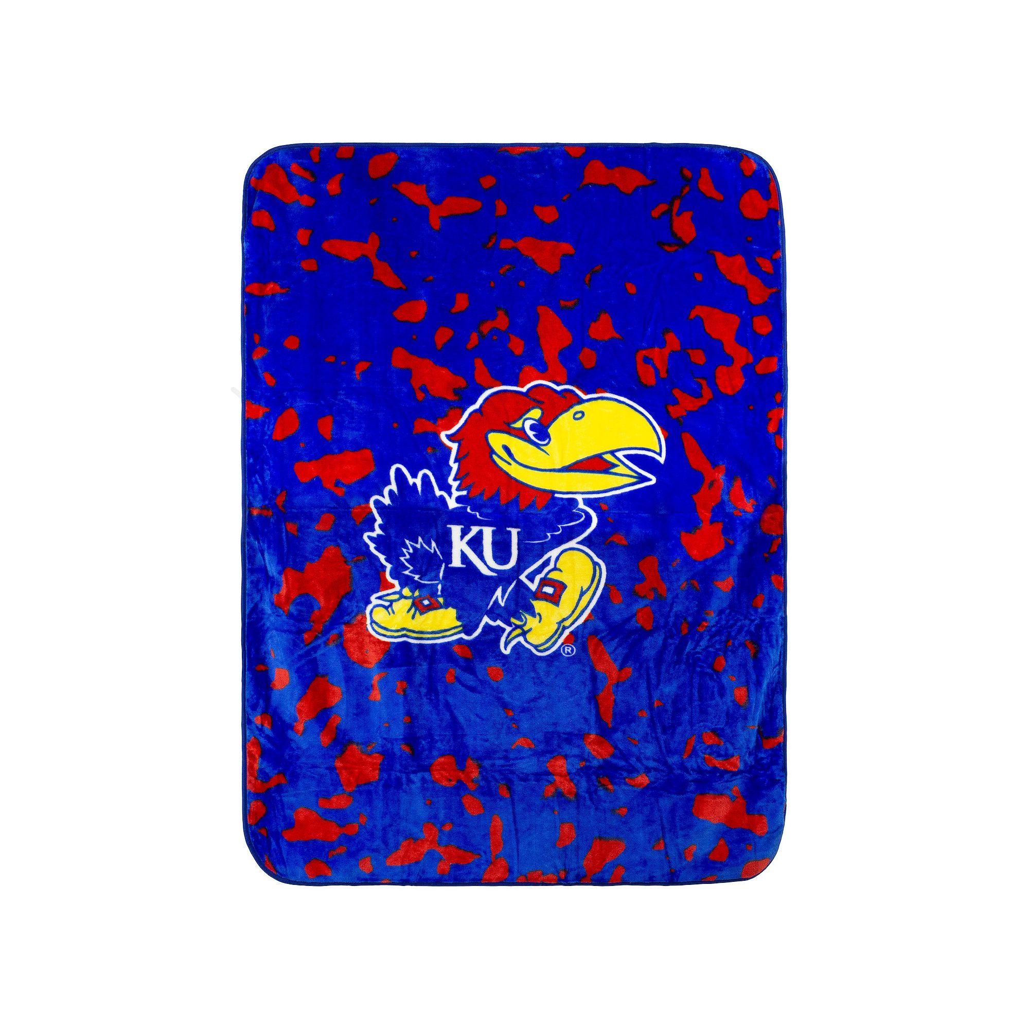 College Covers Kansas Jayhawks Raschel Throw Blanket, Team