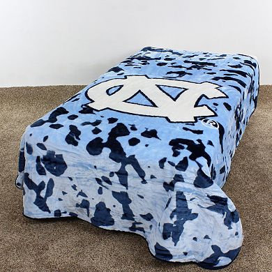 College Covers North Carolina Tar Heels Raschel Throw Blanket