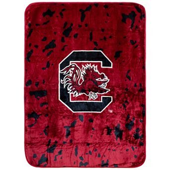 College Covers South Carolina Gamecocks Raschel Throw Blanket