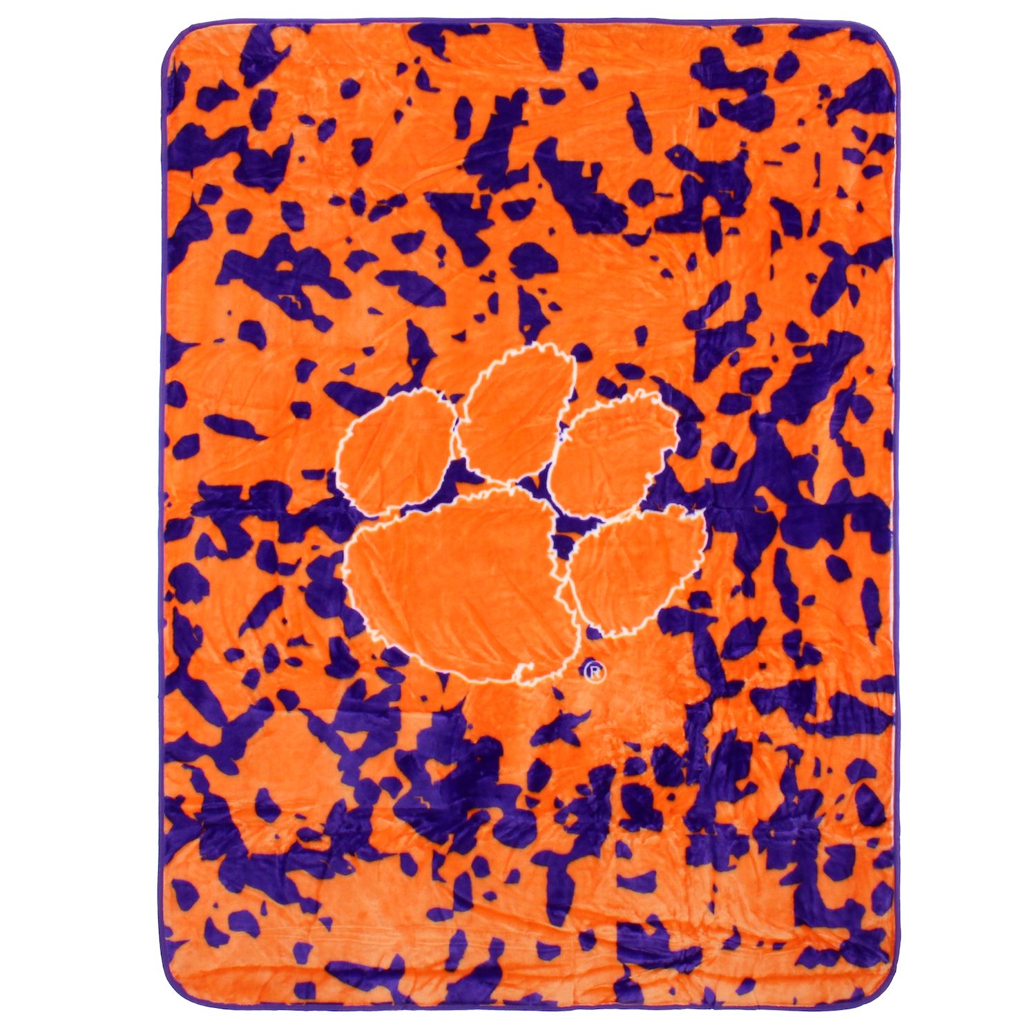 clemson sweatshirt blanket