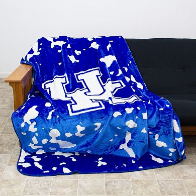 College Covers Kentucky Wildcats Raschel Throw Blanket