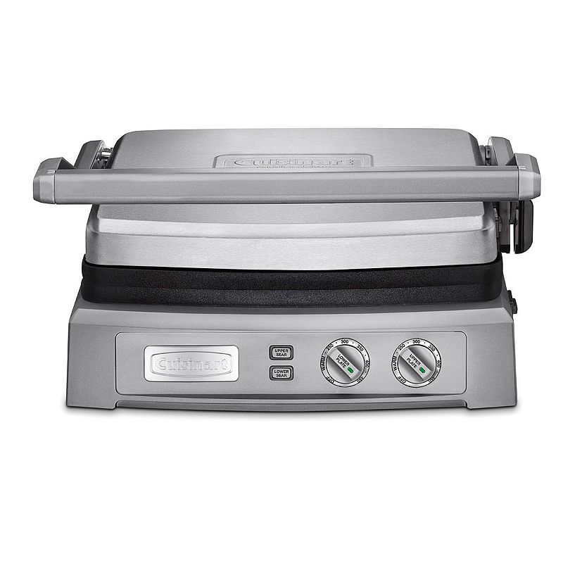 Cuisinart - Griddler Deluxe Electric Griddle - Stainless Steel