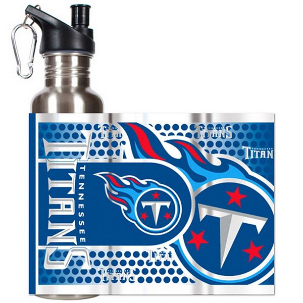 Tennessee Titans Stainless Steel Water Bottle With Wrap