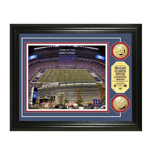 New York Giants Super Bowl Ticket Collection Wall Frame