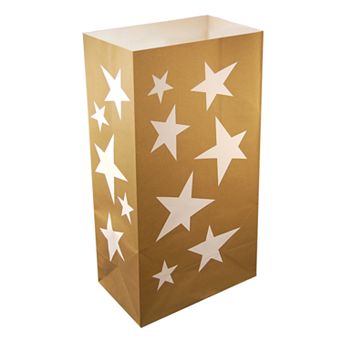 LumaBase 24 pk Stars Luminaria Bags