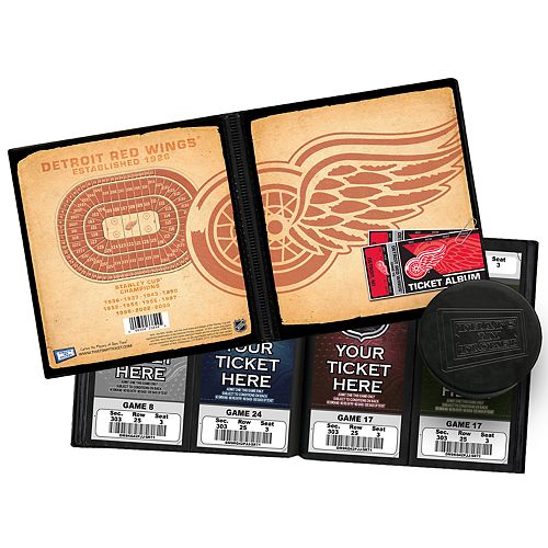 Detroit Red Wings Ticket Album