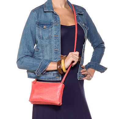 Apt. 9® Triple Zipper Crossbody Bag