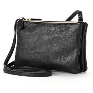 Apt. 9® Triple Zipper Crossbody Bag