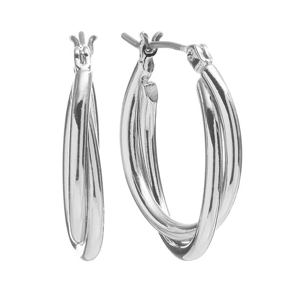Sonoma Goods For Life® Twist Double U-Hoop Earrings
