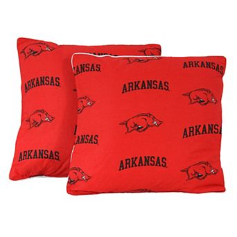 College Covers Arkansas Razorbacks 16" Decorative Pillow Set