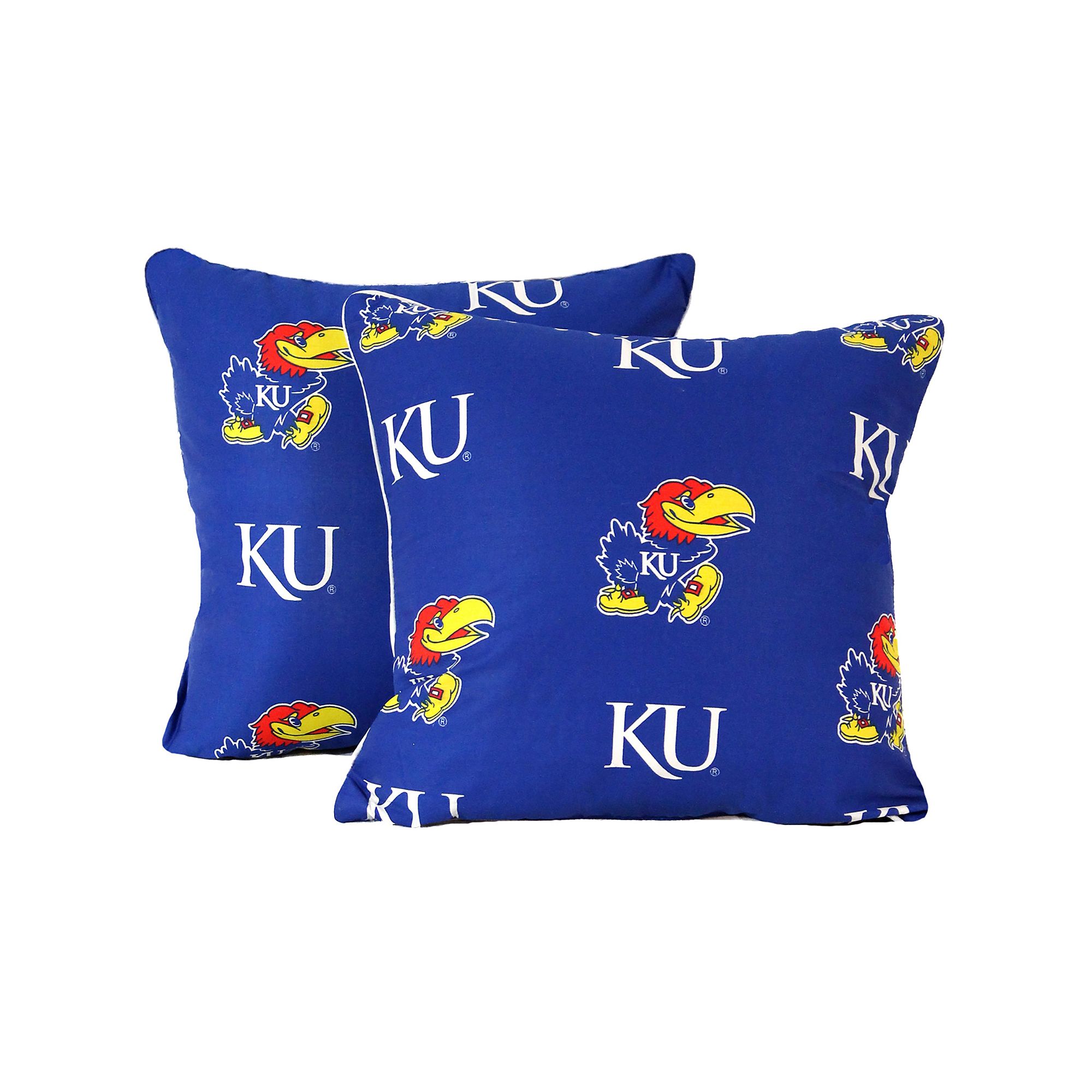 College Covers Kansas Jayhawks 16 Decorative Pillow Set, Team