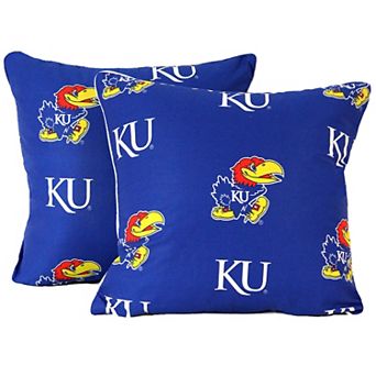 College Covers Kansas Jayhawks 16" Decorative Pillow Set