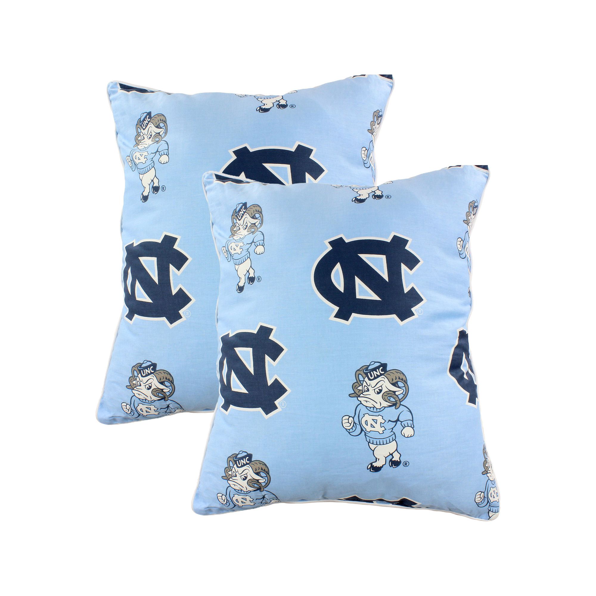 College Covers North Carolina Tar Heels 16 Decorative Pillow Set, Team