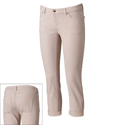 Women s Jennifer Lopez Cuffed Denim Capris
