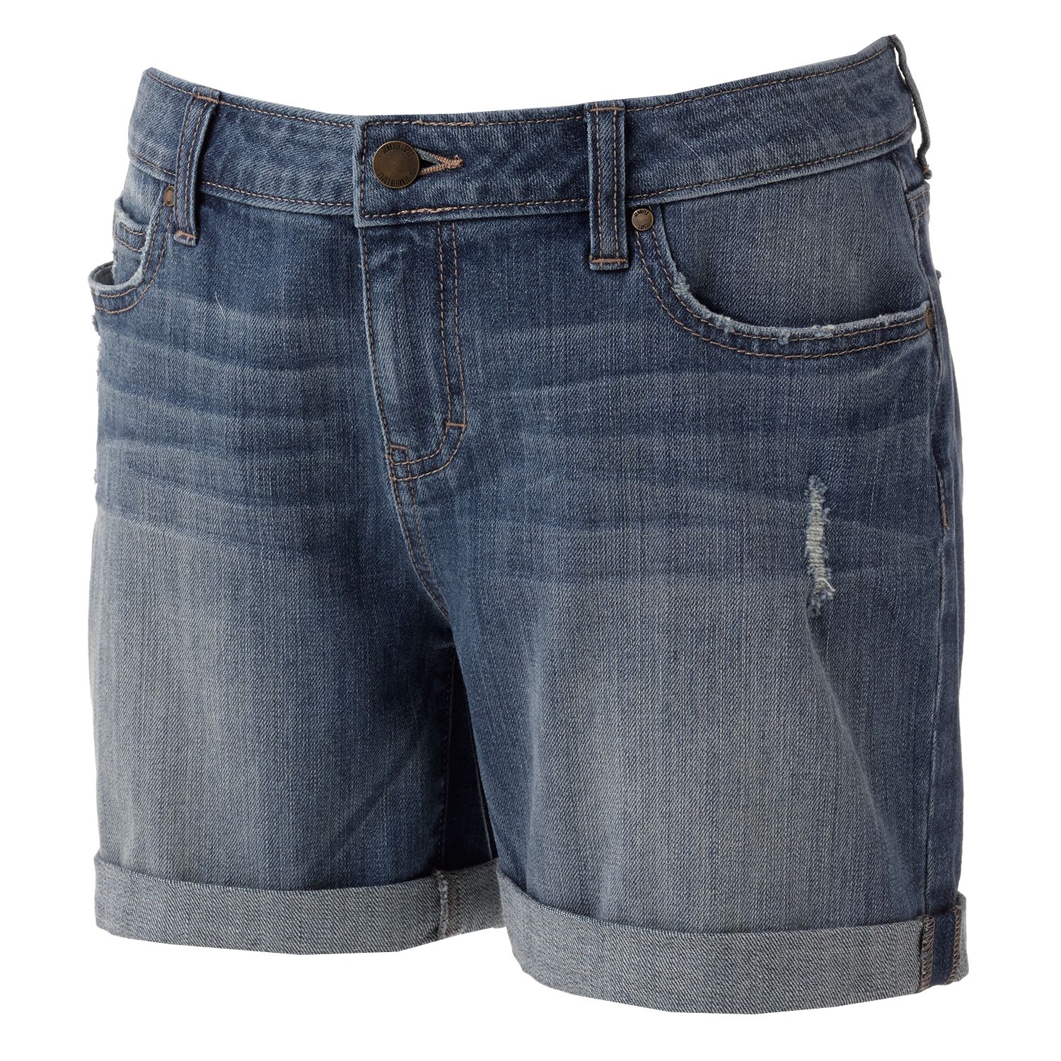 boyfriend denim shorts womens
