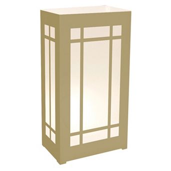 LumaBase 10 pk Lantern Plastic Luminaria Lanterns - Indoor & Outdoor
