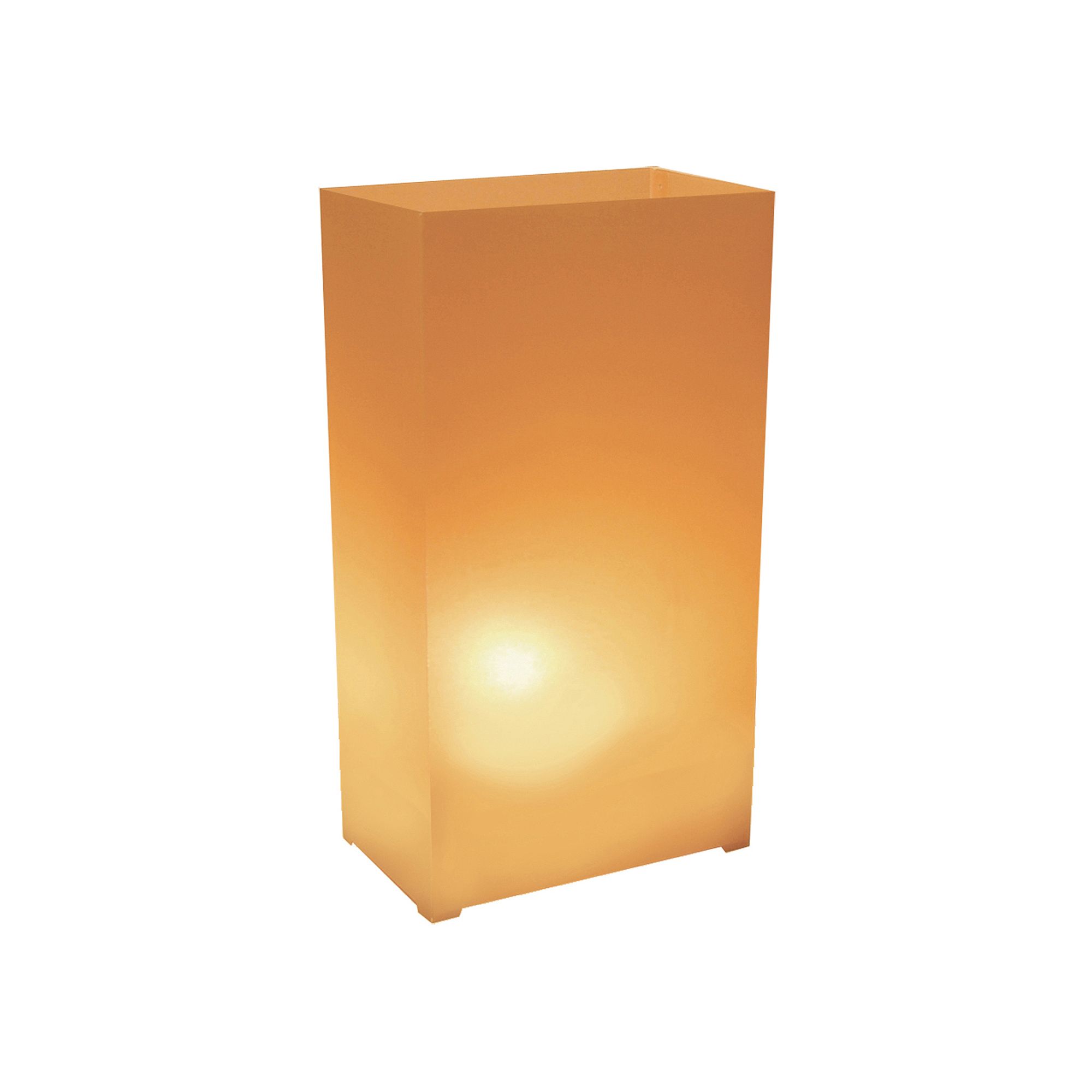 LumaBase 10-pk. Plastic Luminaria Lanterns - Indoor & Outdoor
