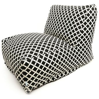 Majestic Home Goods Geometric Indoor Outdoor Beanbag Chair Lounger