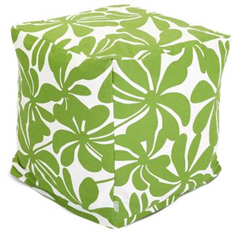 Majestic Home Goods Plantation Indoor Outdoor Small Cube Ottoman